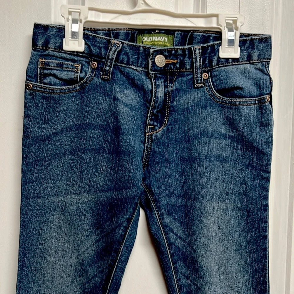 Old Navy Blue Denim 5 Pocket Skinny Childs Jeans Size 8